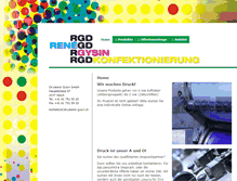 Tablet Screenshot of druckerei-gysin.ch